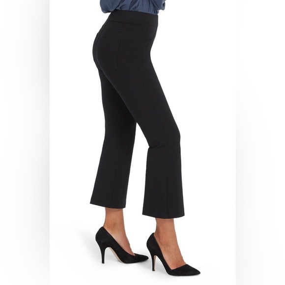 SPANX The Perfect Pant Women's Size Small Black Crop Flare Ponte High Waisted - Picture 10 of 14